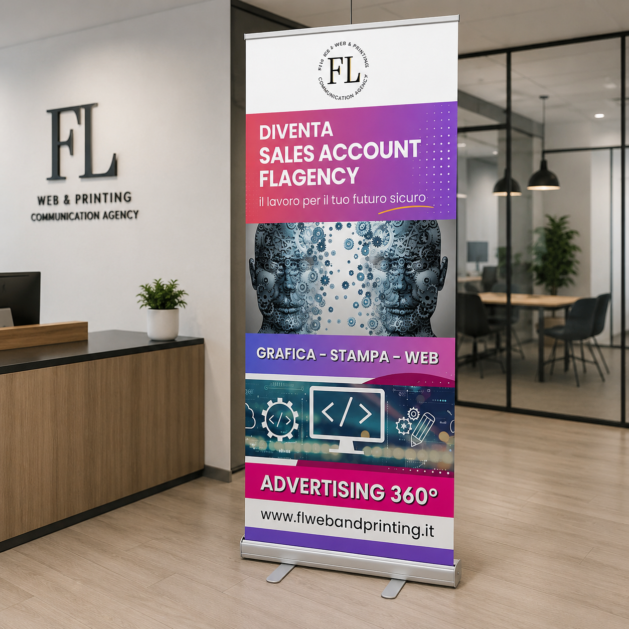 roll up personalizzato
