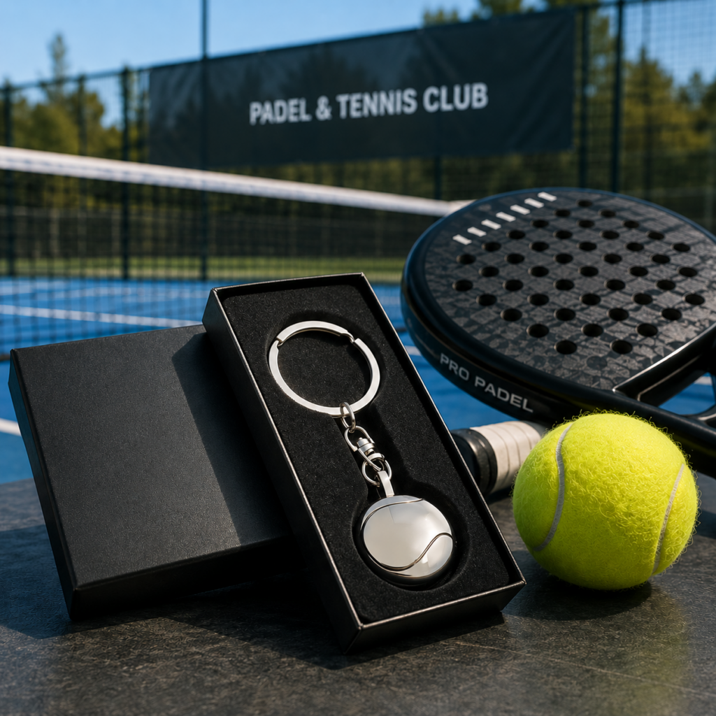 Portachiavi Pallina da Tennis Personalizzato