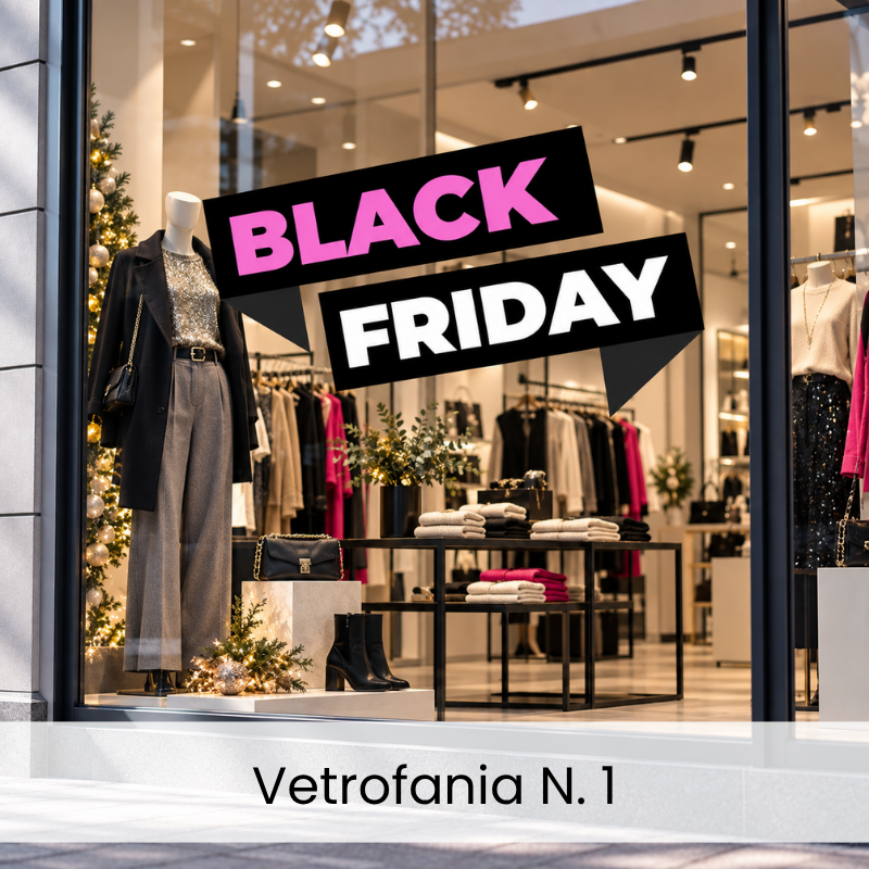 Decorazioni Vetrina BLACK FRIDAY - immagine 2