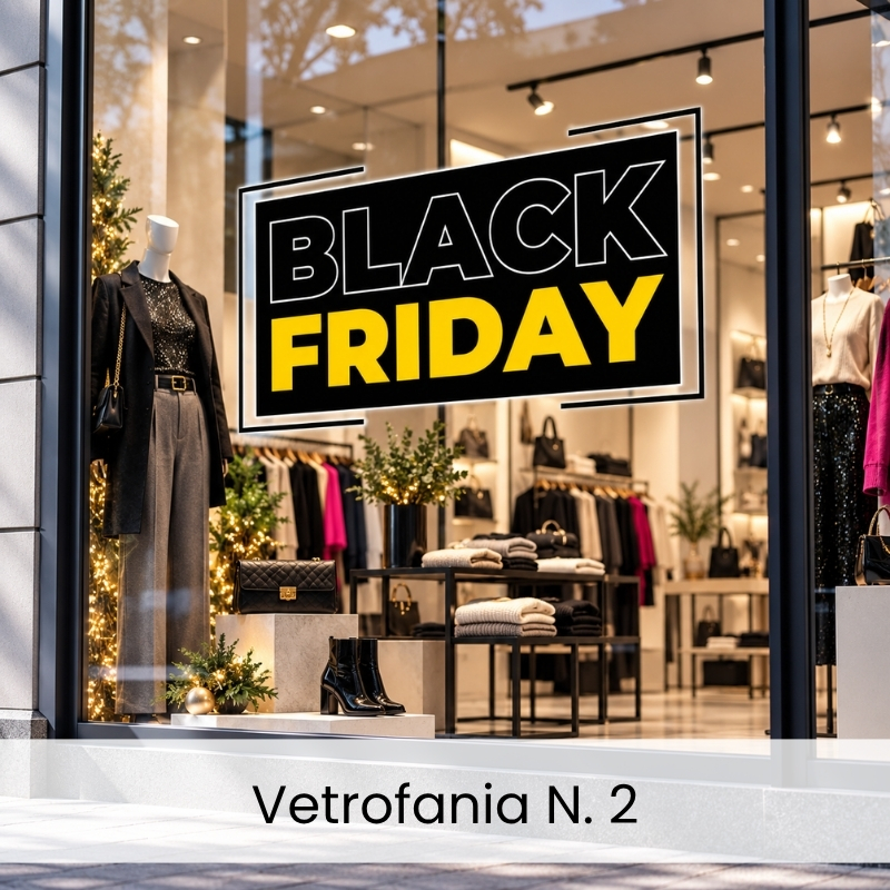 Decorazioni Vetrina BLACK FRIDAY - immagine 3